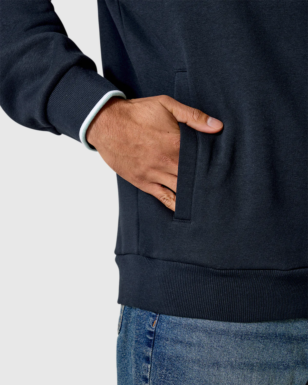 NFFC Navy Bridgford 1/4 Zip Top - Image 7