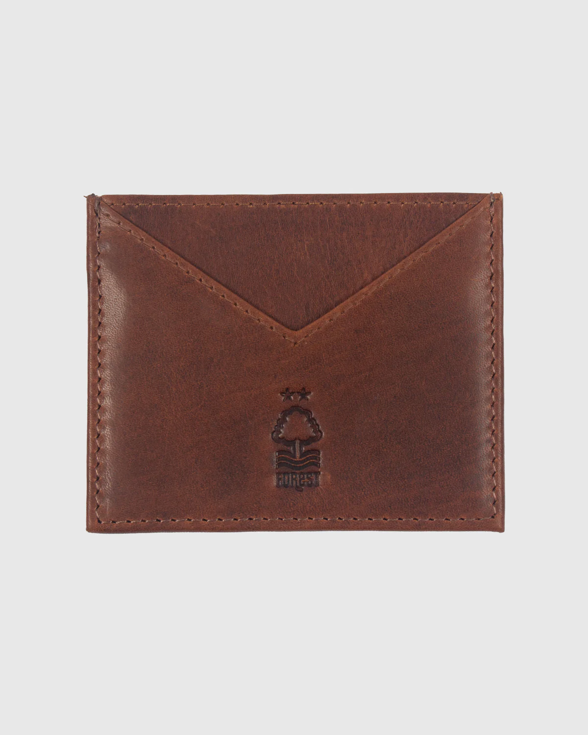 NFFC Brown Leather Card Holder