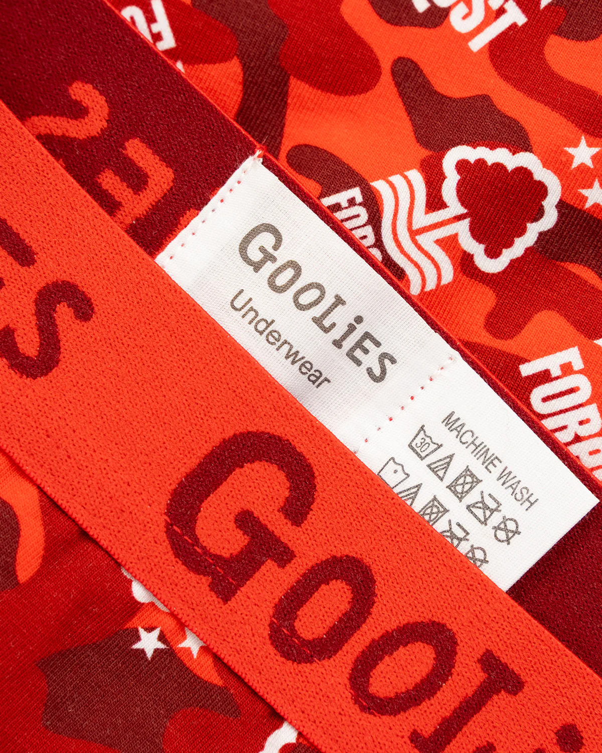 NFFC Goolies Junior Red Camo Boxer Shorts - Image 4
