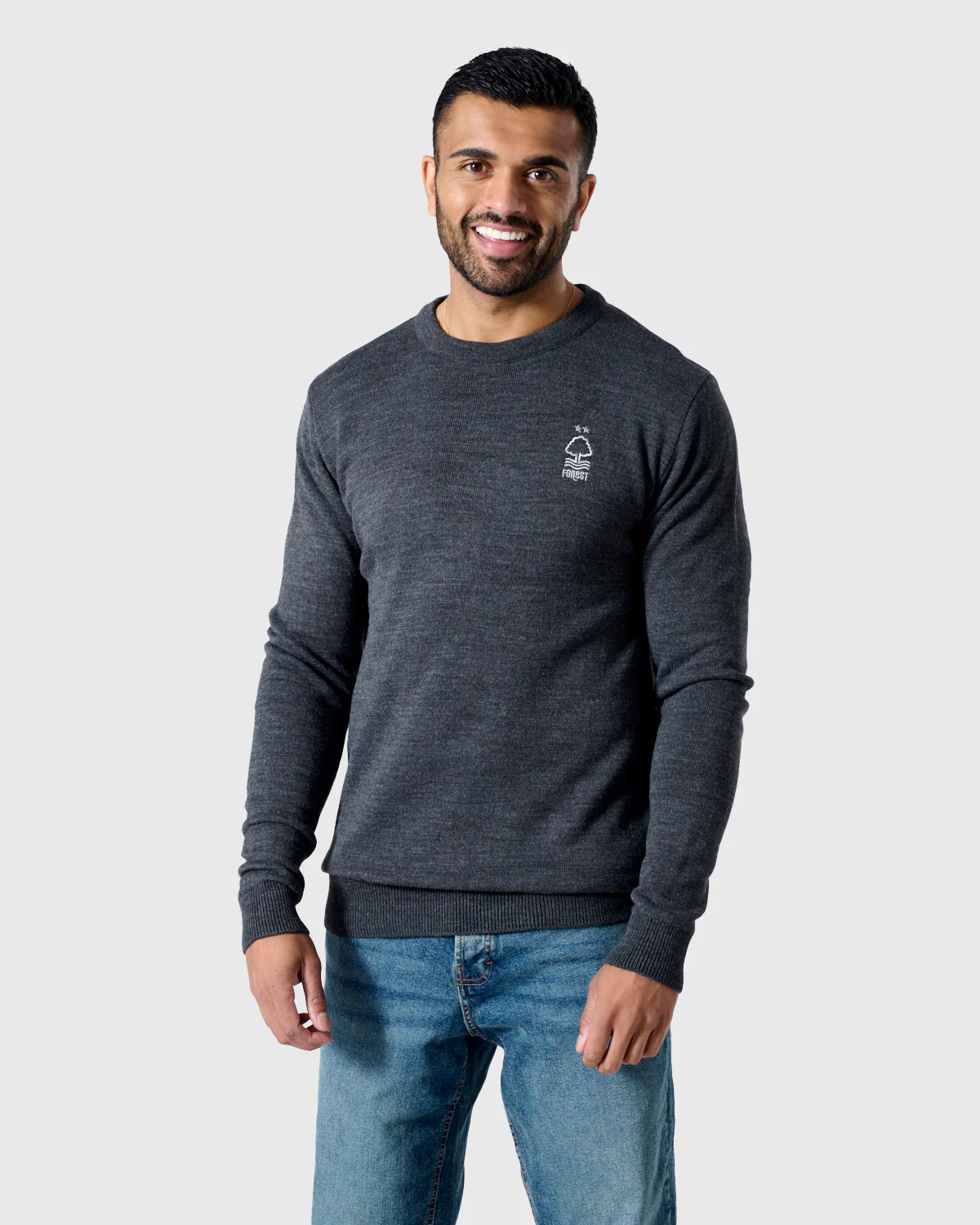 NFFC Charcoal Essential Knit Crewneck