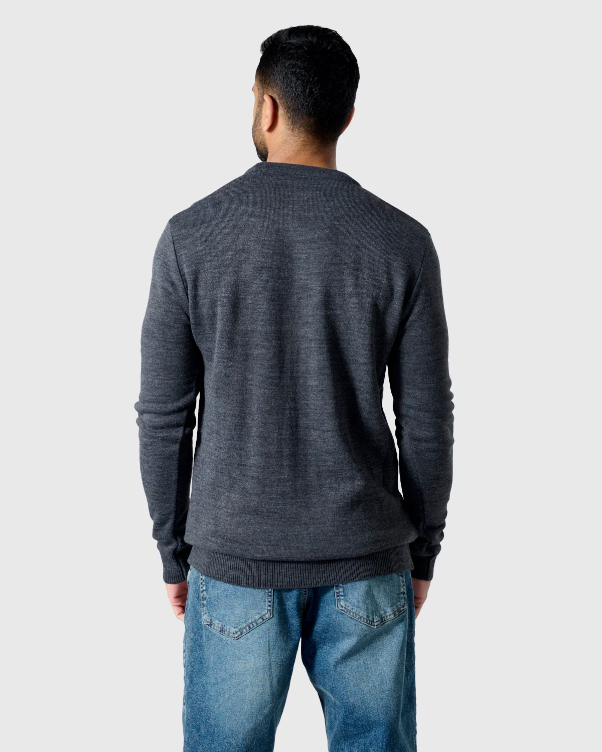 NFFC Charcoal Essential Knit Crewneck - Image 3