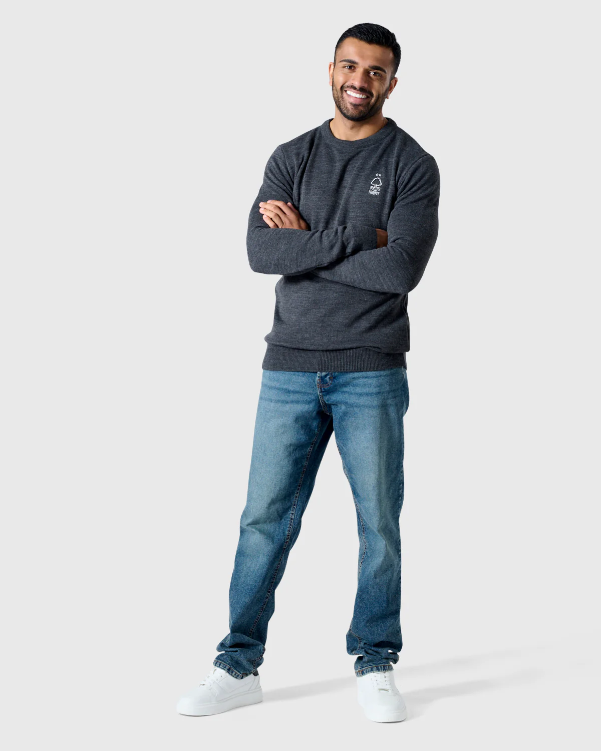 NFFC Charcoal Essential Knit Crewneck - Image 4