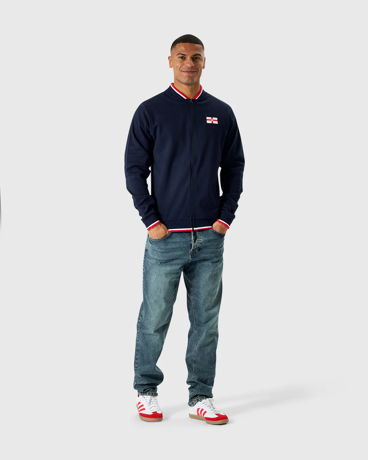 NFFC Navy Club & Country Bomber Jacket - Image 3