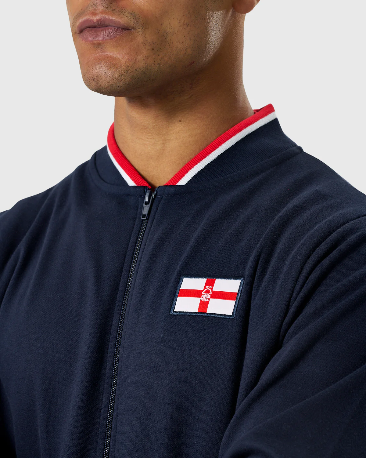 NFFC Navy Club & Country Bomber Jacket - Image 4