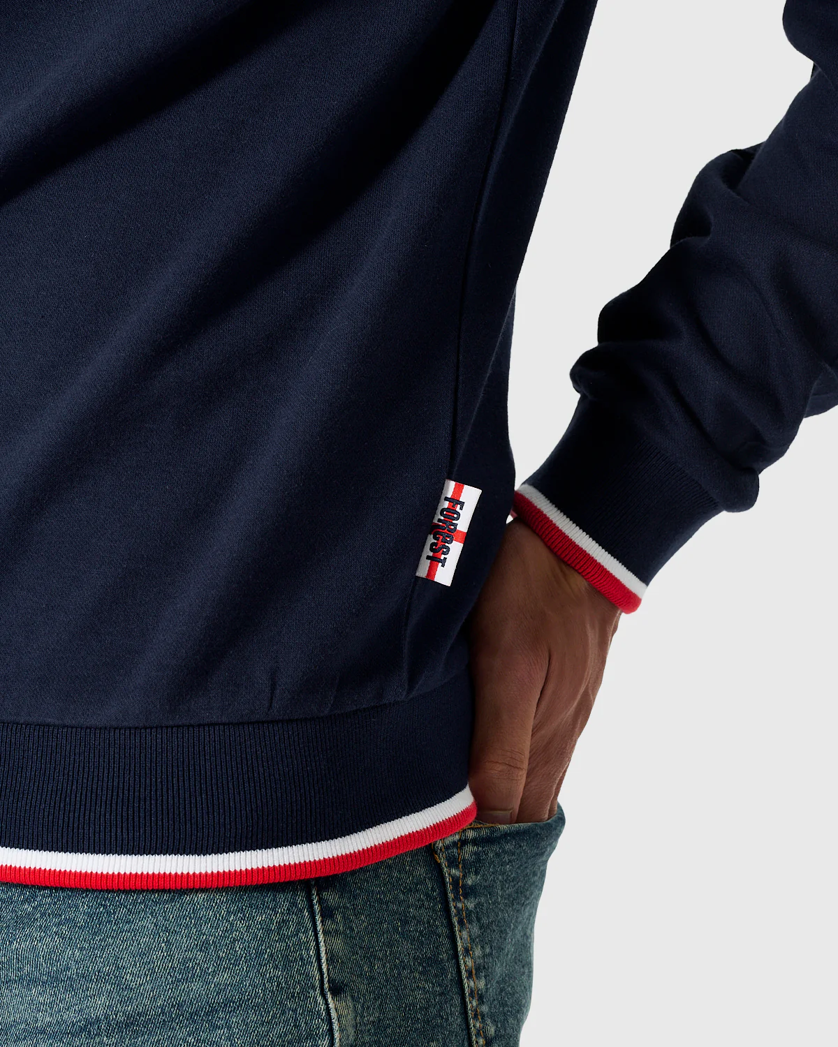 NFFC Navy Club & Country Bomber Jacket - Image 6