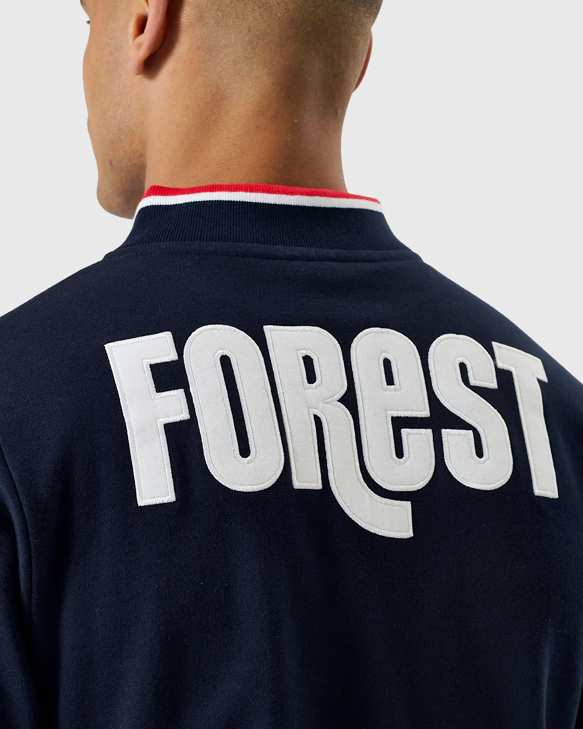 NFFC Navy Club & Country Bomber Jacket - Image 7