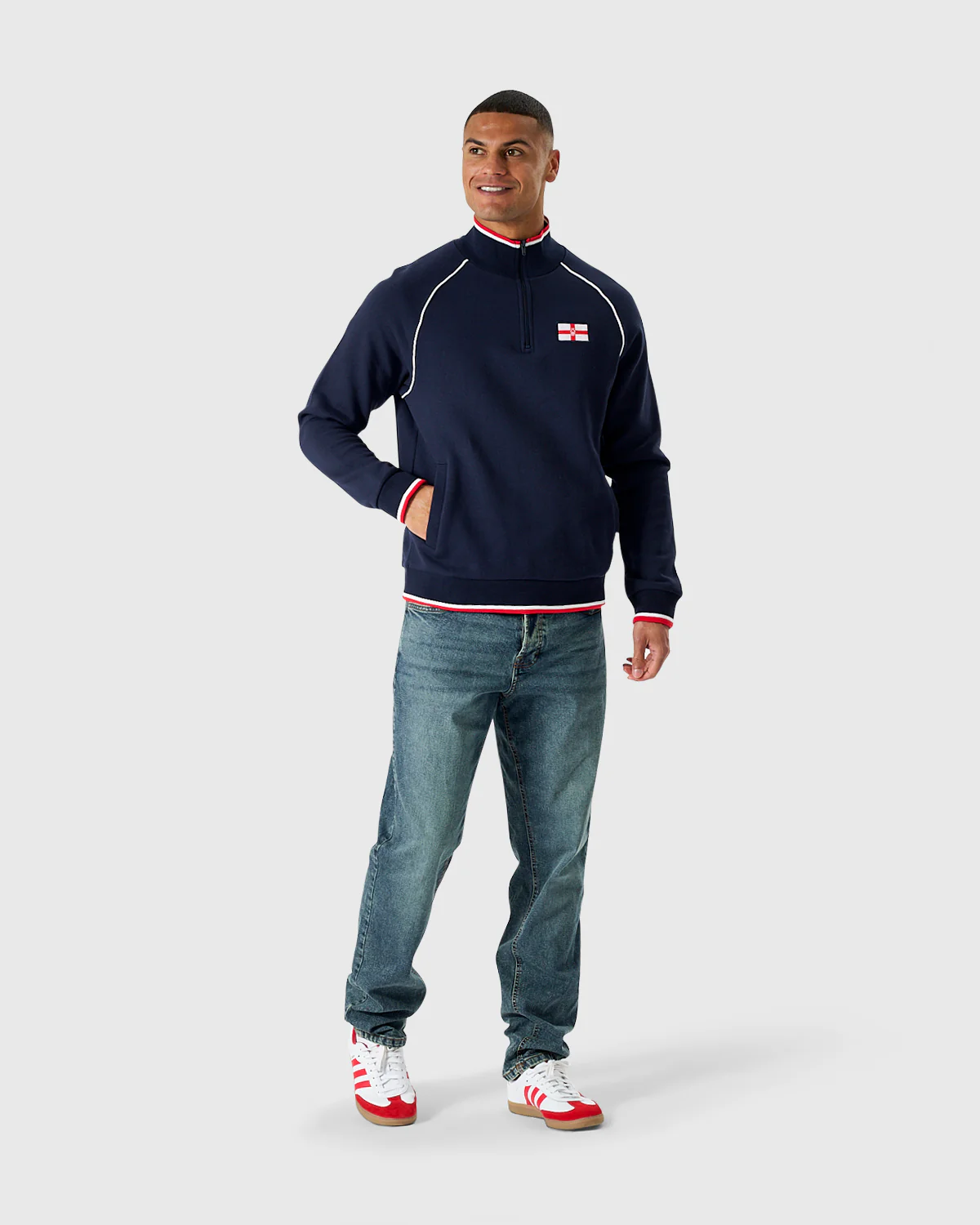 NFFC Navy Club & Country 1/4 Zip Top - Image 3