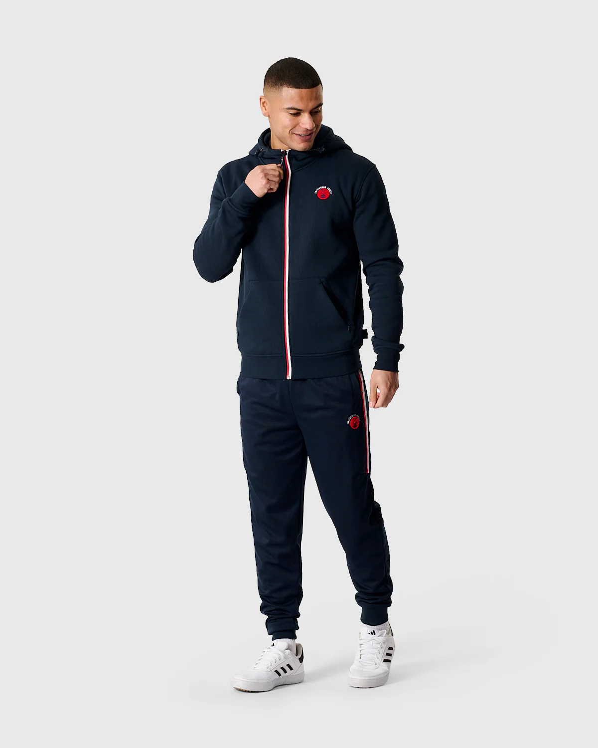 NFFC Navy Colwick Full Zip Hoodie - Image 6