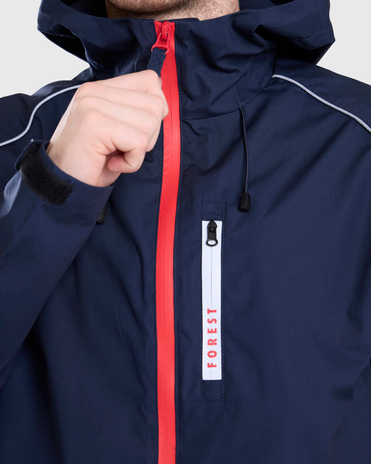 NFFC Navy Colwick Tech Jacket - Image 4