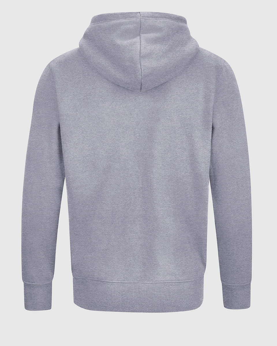NFFC Grey Essential Crest Full Zip Hoodie - Image 2