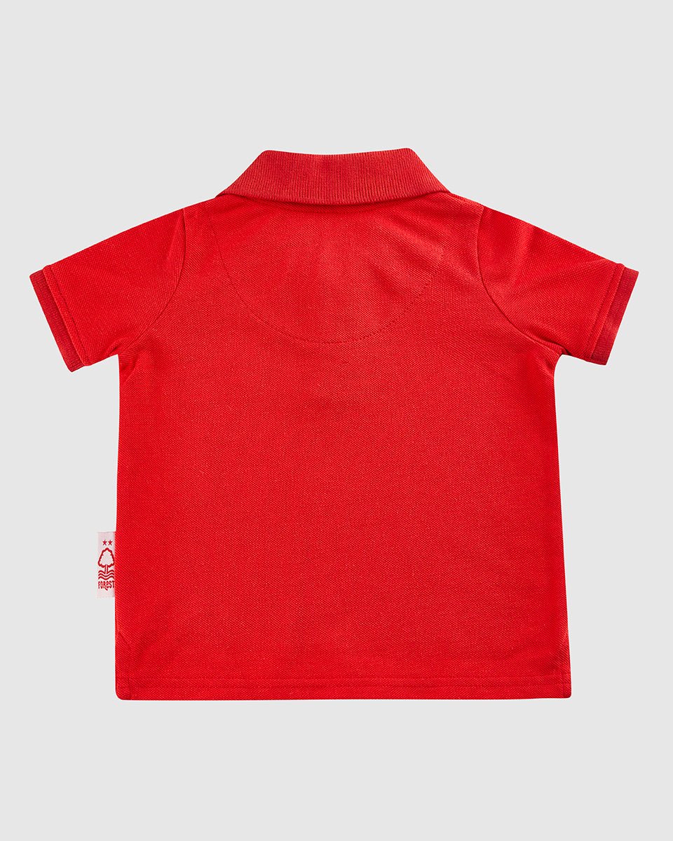 NFFC Infant Red Essential Crest Polo - Image 2