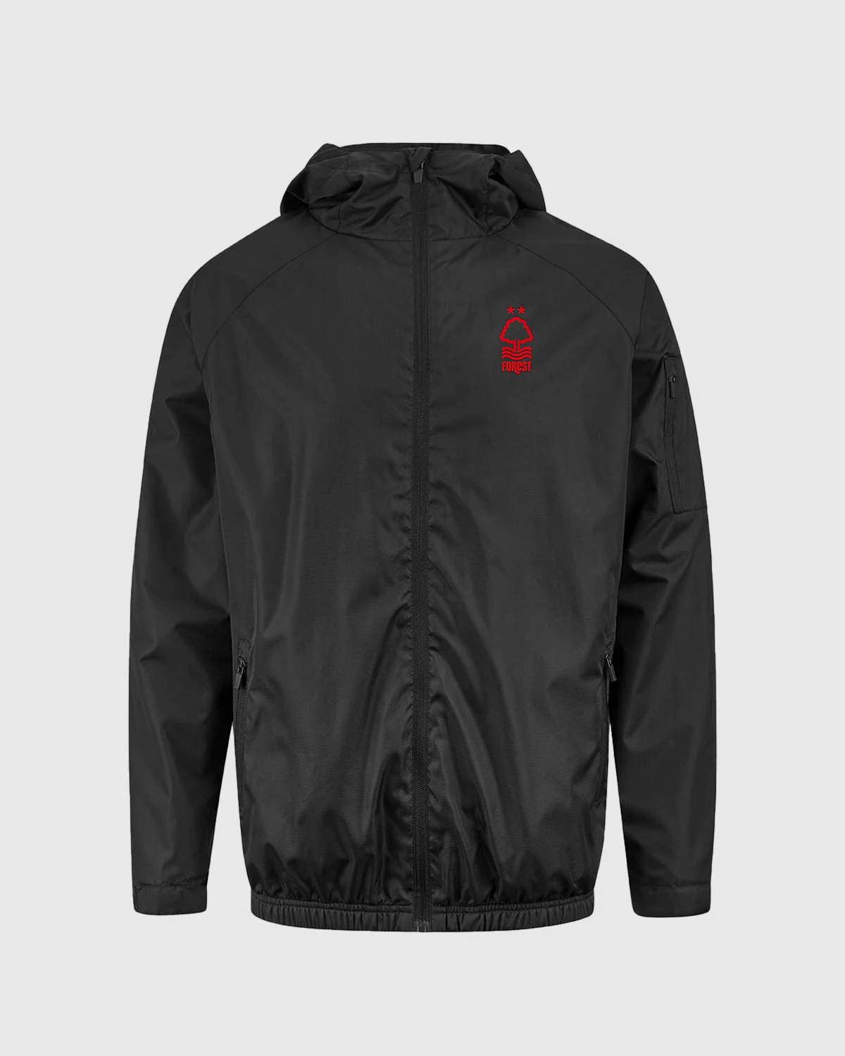 NFFC Junior Black Crest Essential Shower Jacket