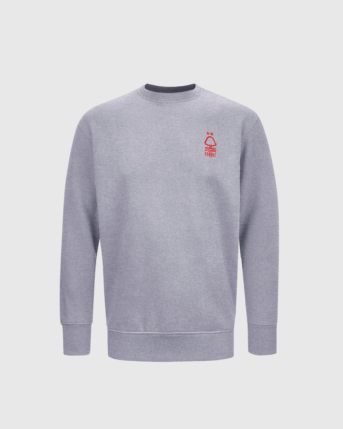 NFFC Junior Grey Essential Crest Crew Neck Sweatshirt