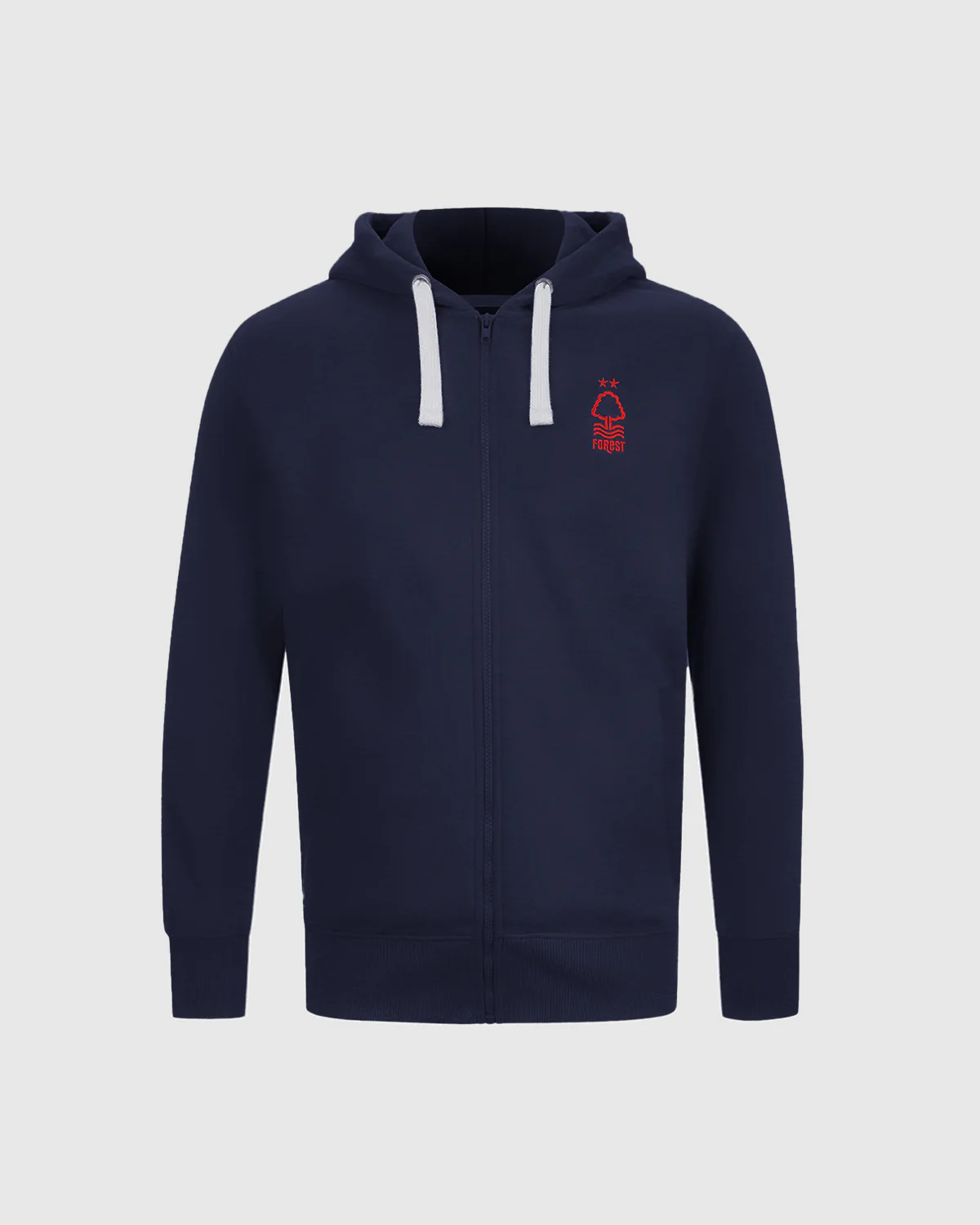 NFFC Junior Navy Essential Crest Full Zip Hoodie