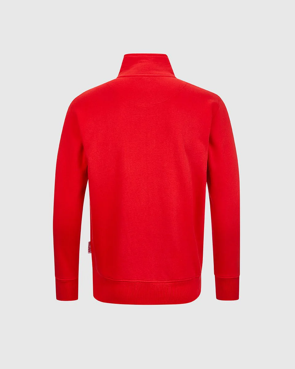 NFFC Junior Red Essential Crest 1/4 Zip Top - Image 2