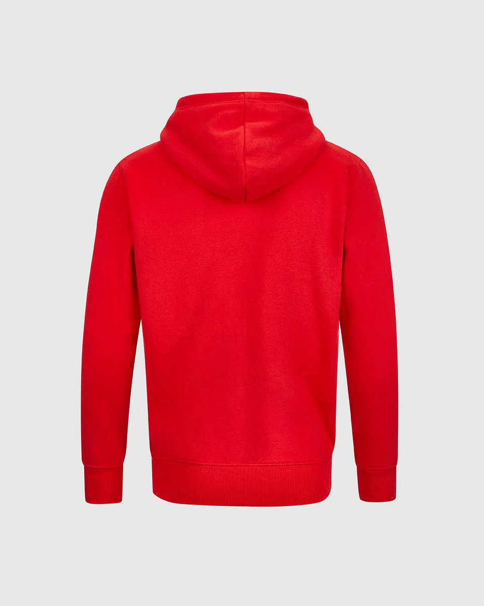 NFFC Junior Red Essential Crest Full Zip Hoodie - Image 2