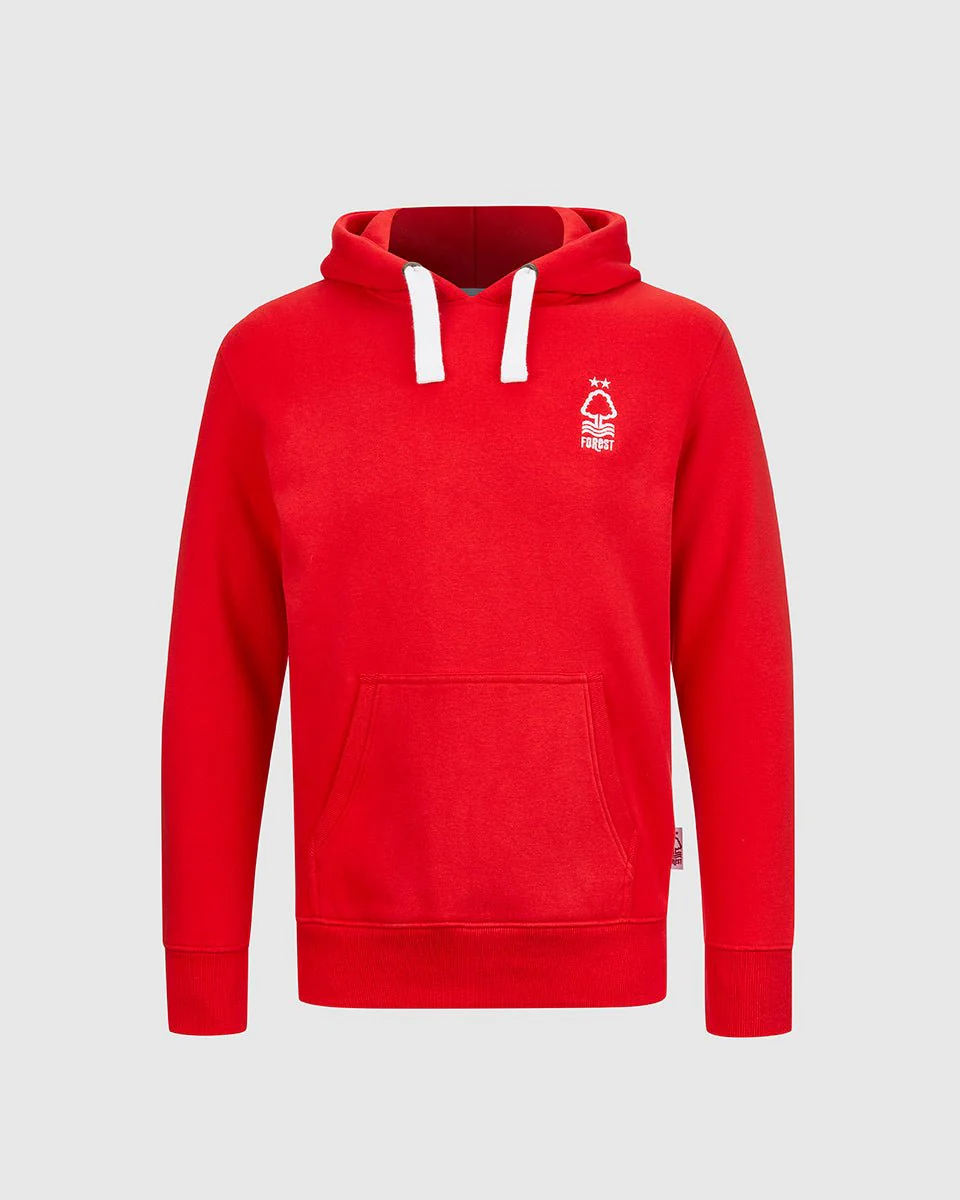 NFFC Junior Red Essential Crest Hoodie