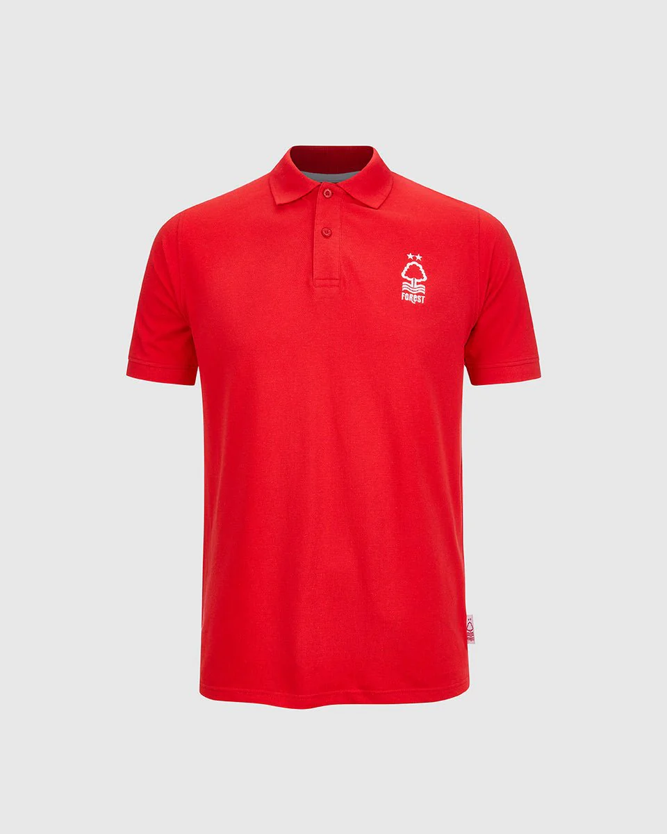 NFFC Junior Red Essential Crest Polo