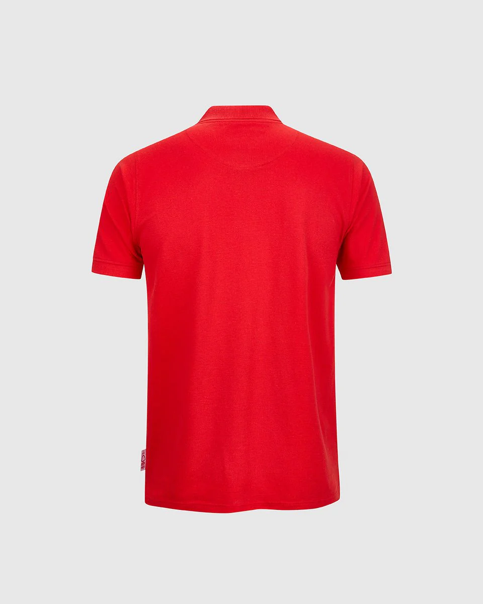NFFC Junior Red Essential Crest Polo - Image 2