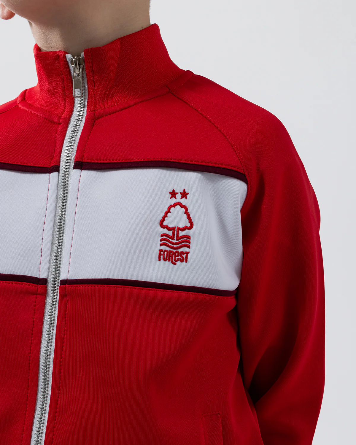 NFFC Junior Red Essential Crest Tracksuit - Image 5