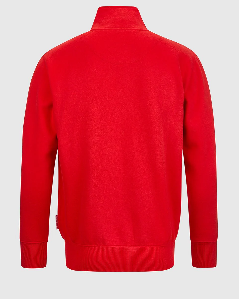 NFFC Red Essential Crest Full Zip Track Top - Image 2