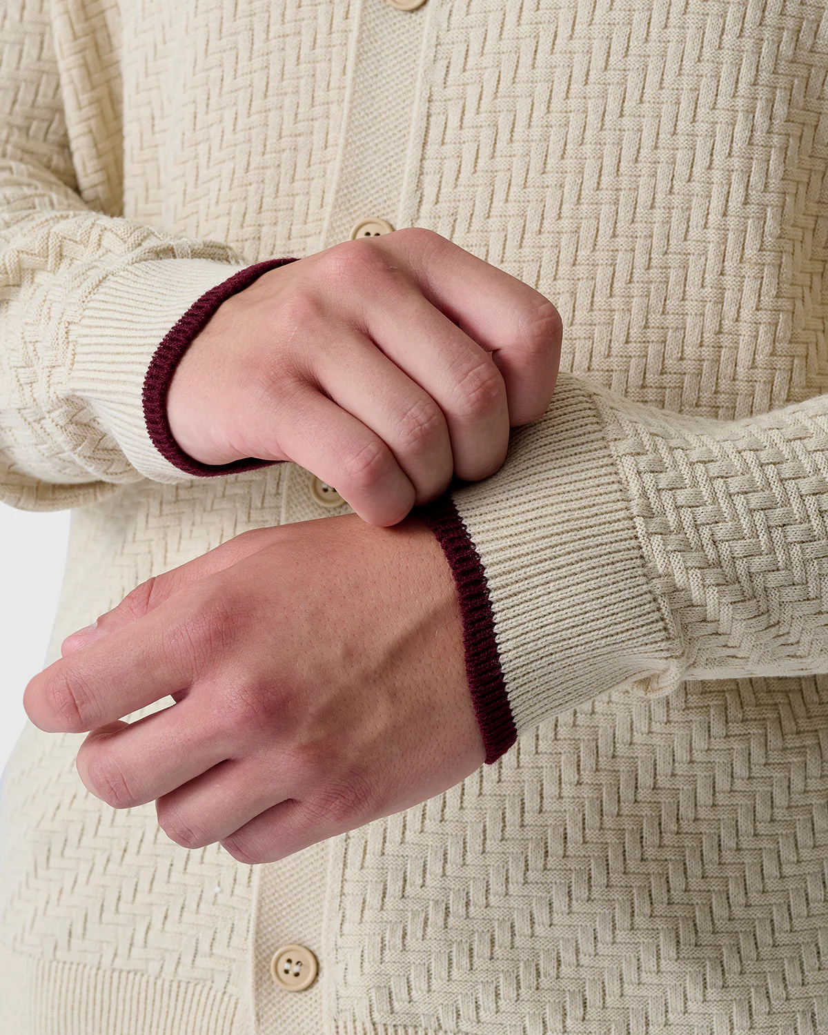 NFFC Flagstone Button Through Knit Polo - Image 5