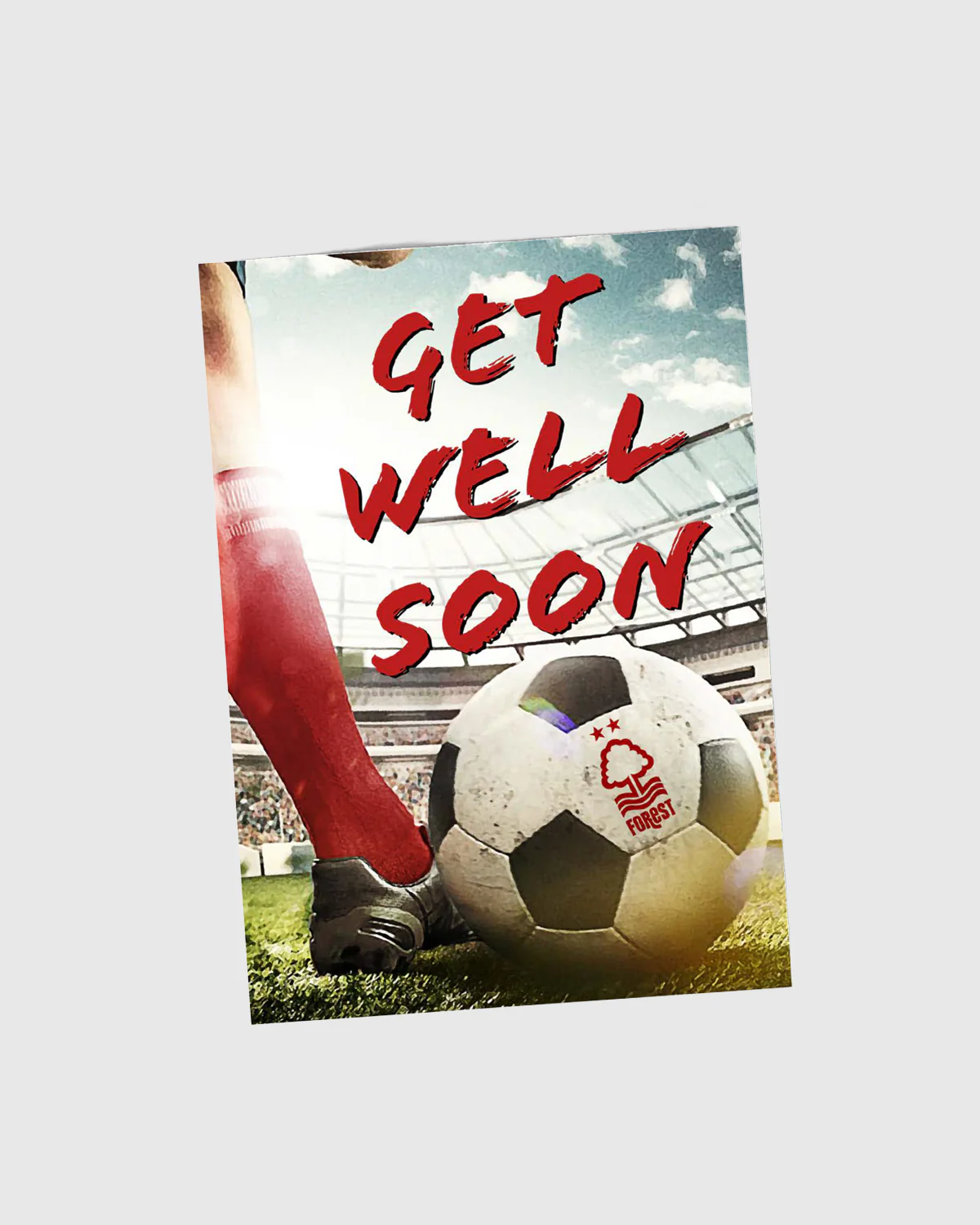 NFFC Football Get Well Soon Card - A5