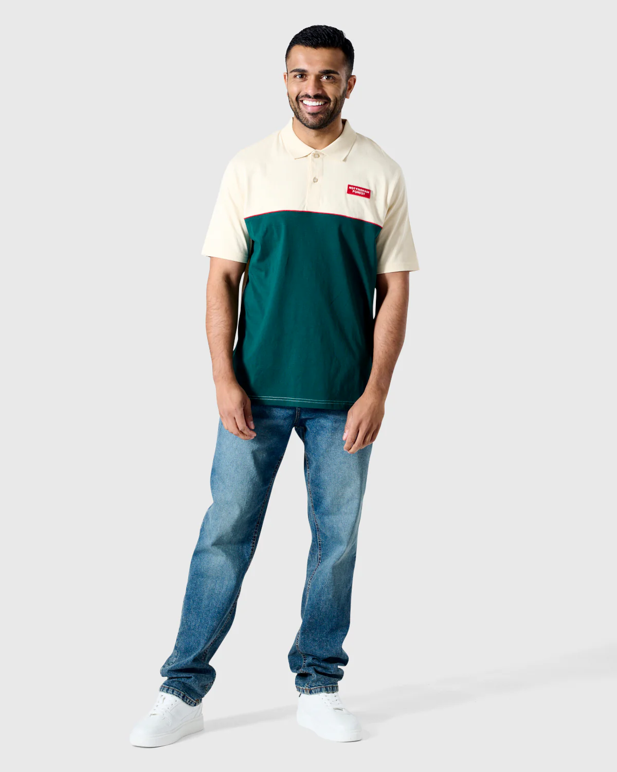 NFFC Original Reds Panelled Polo - Image 3