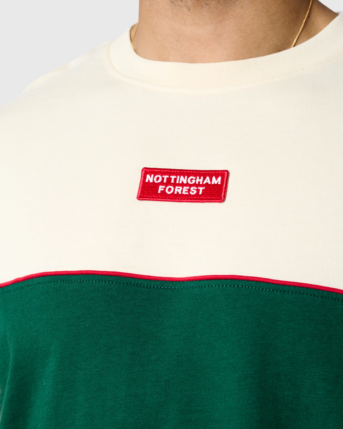 NFFC Original Reds Panelled T-Shirt - Image 5