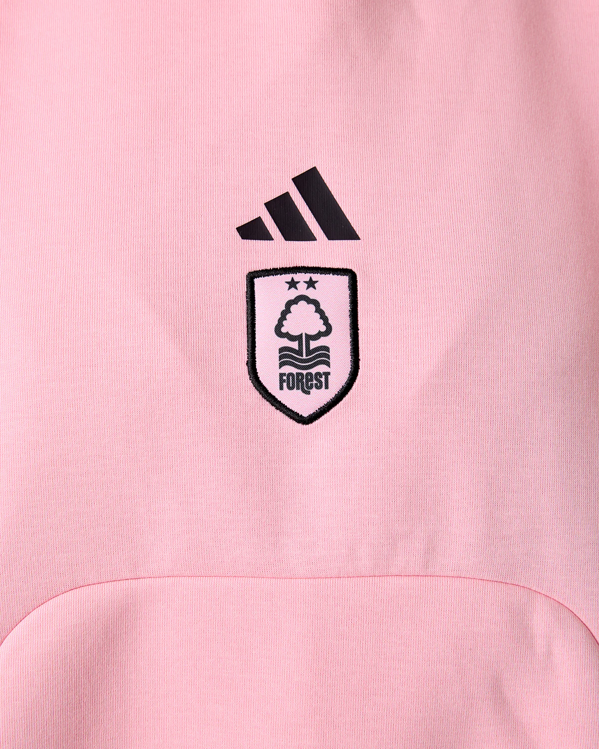 NFFC adidas Women's Future Icons Pink 3-Stripe Hoodie - Image 4