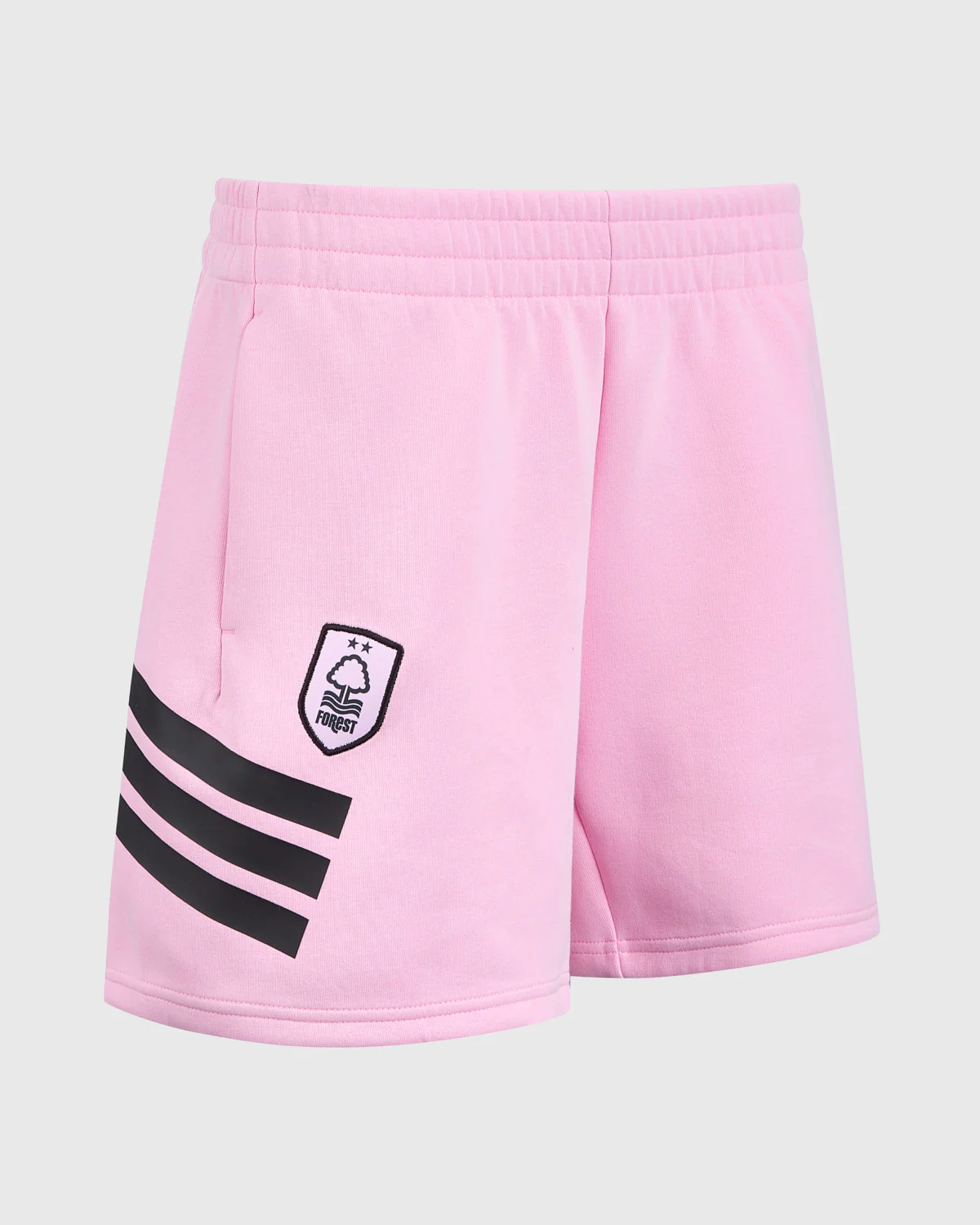 NFFC adidas Women's Future Icons Pink 3-Stripe Shorts - Image 5