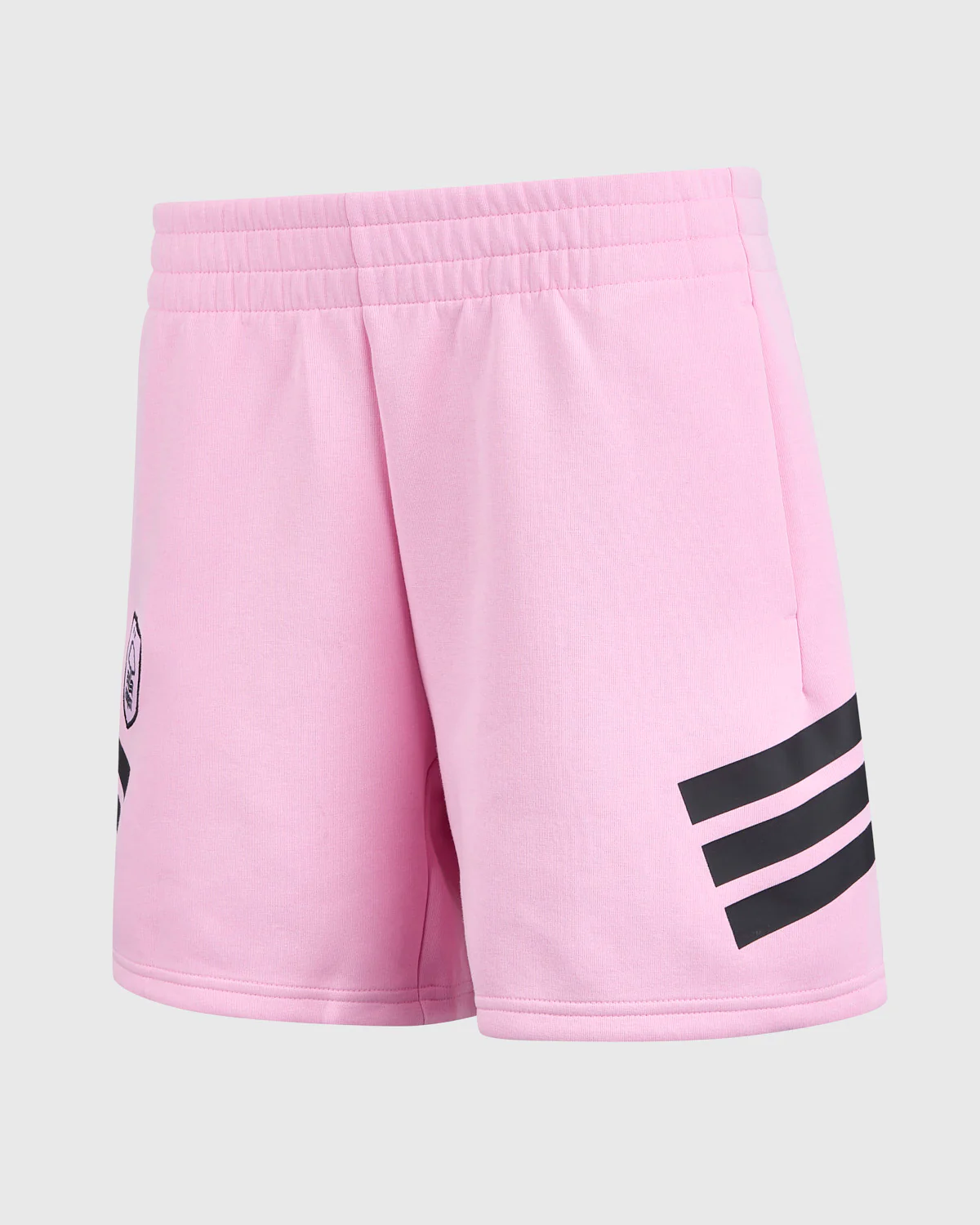 NFFC adidas Women's Future Icons Pink 3-Stripe Shorts - Image 6