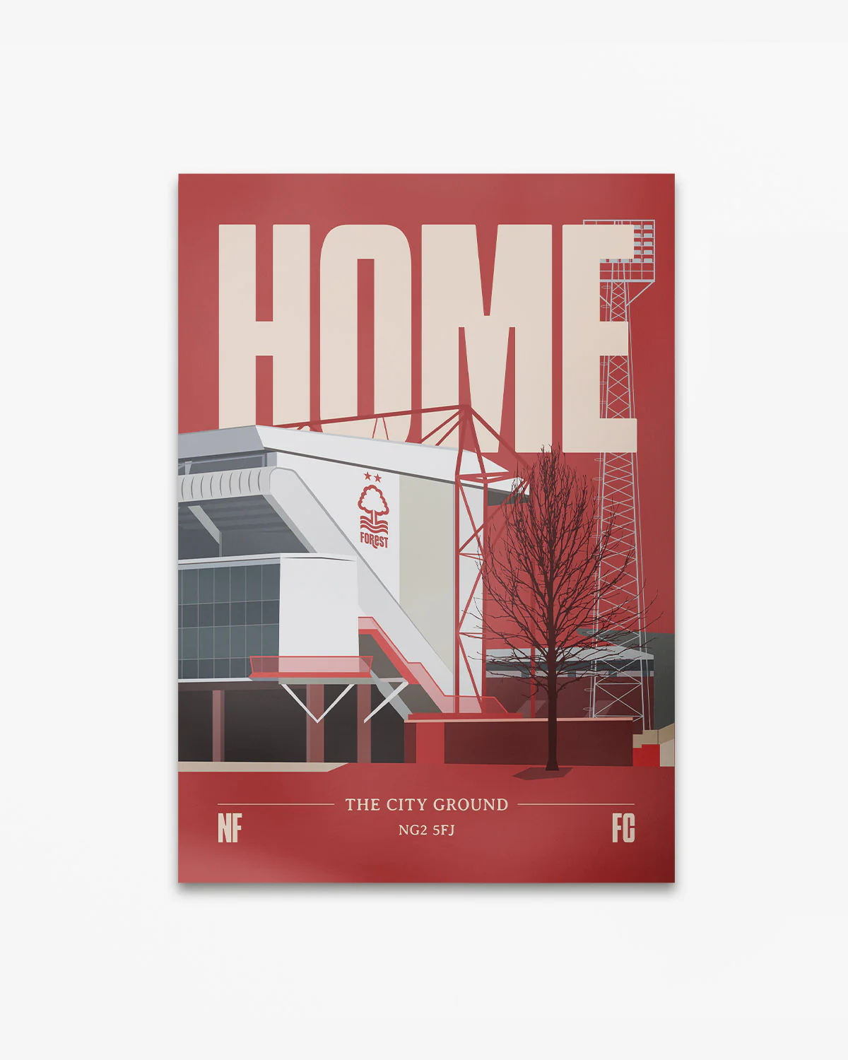 NFFC Home A3 Print - Red