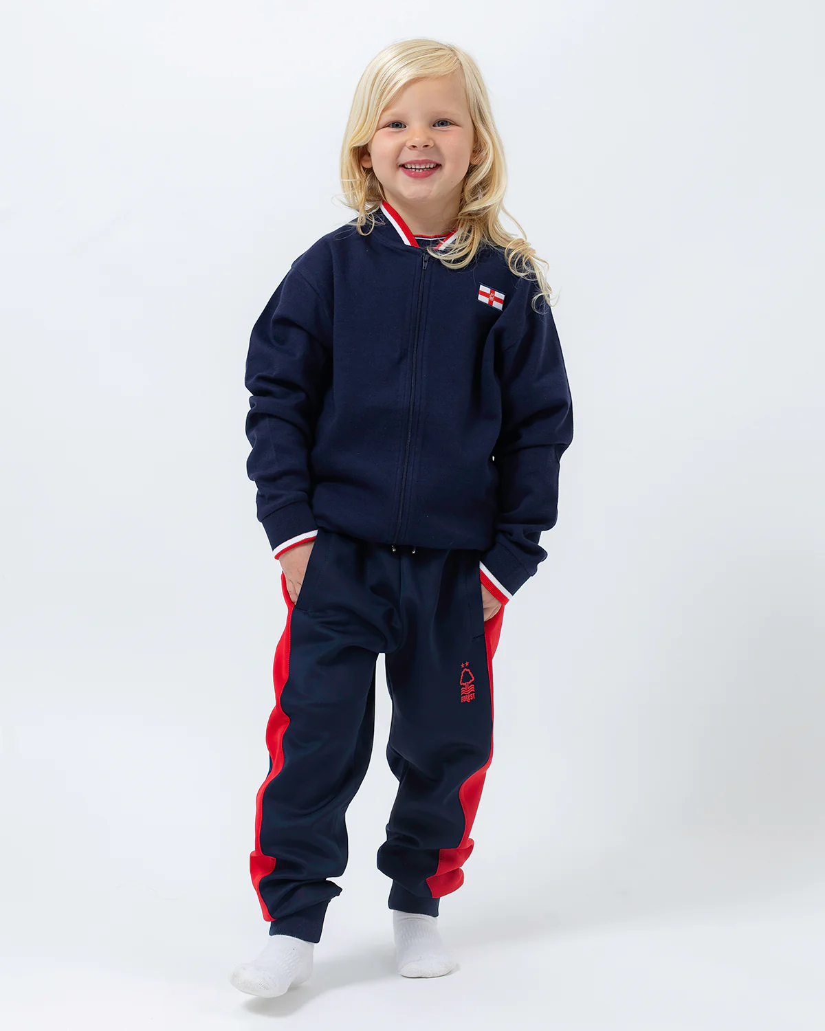 NFFC Junior Navy Club & Country Bomber Jacket - Image 3