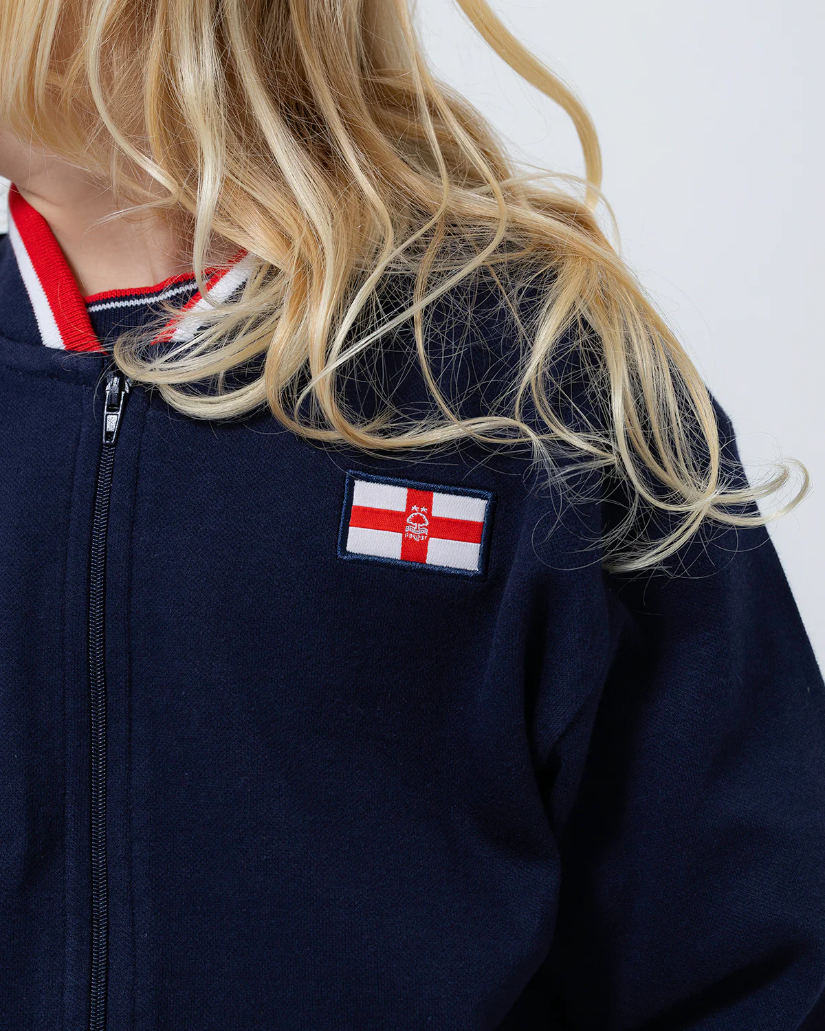 NFFC Junior Navy Club & Country Bomber Jacket - Image 4