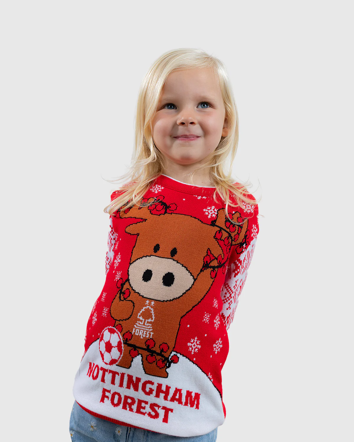 NFFC Junior Dasher Christmas Jumper - Image 2