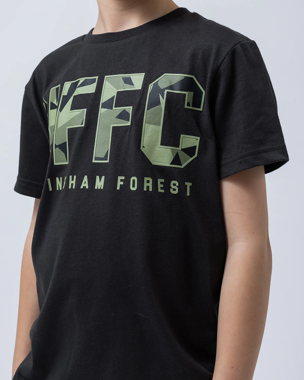 NFFC Junior Camo Font T-Shirt - Image 4