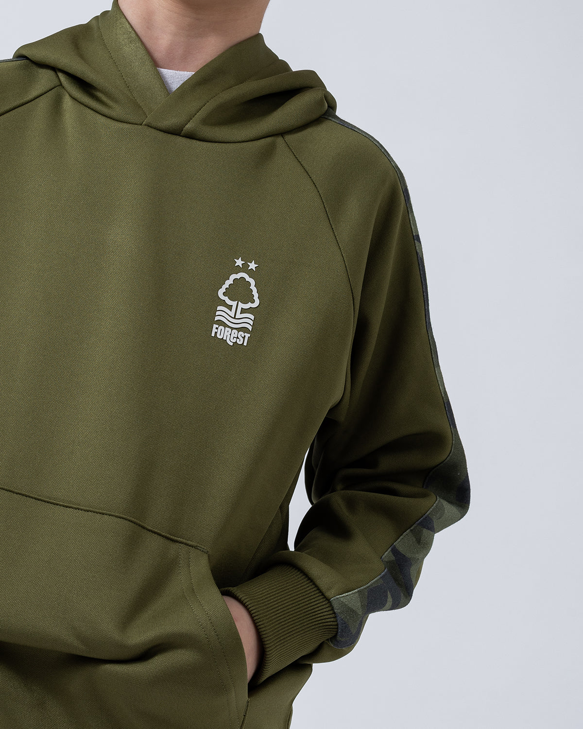 NFFC Junior Camo Panel Hoodie - Image 3
