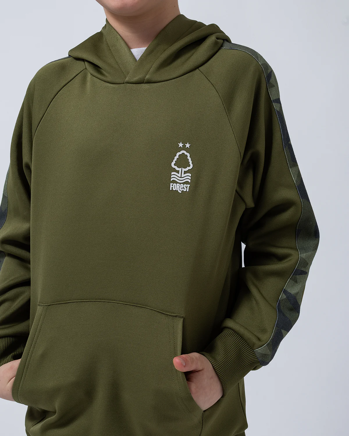 NFFC Junior Camo Panel Hoodie - Image 4