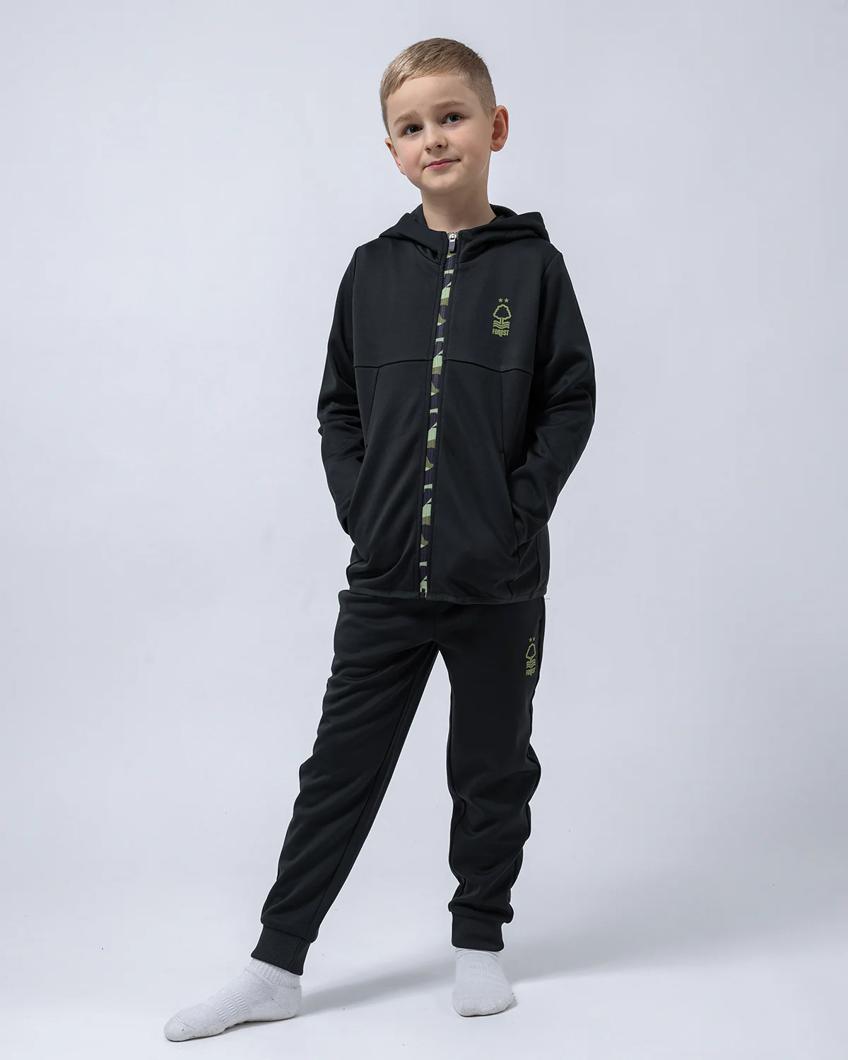 NFFC Junior Camo Zip Hoodie - Image 2