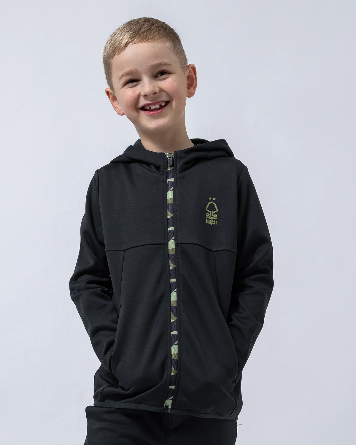 NFFC Junior Camo Zip Hoodie - Image 5