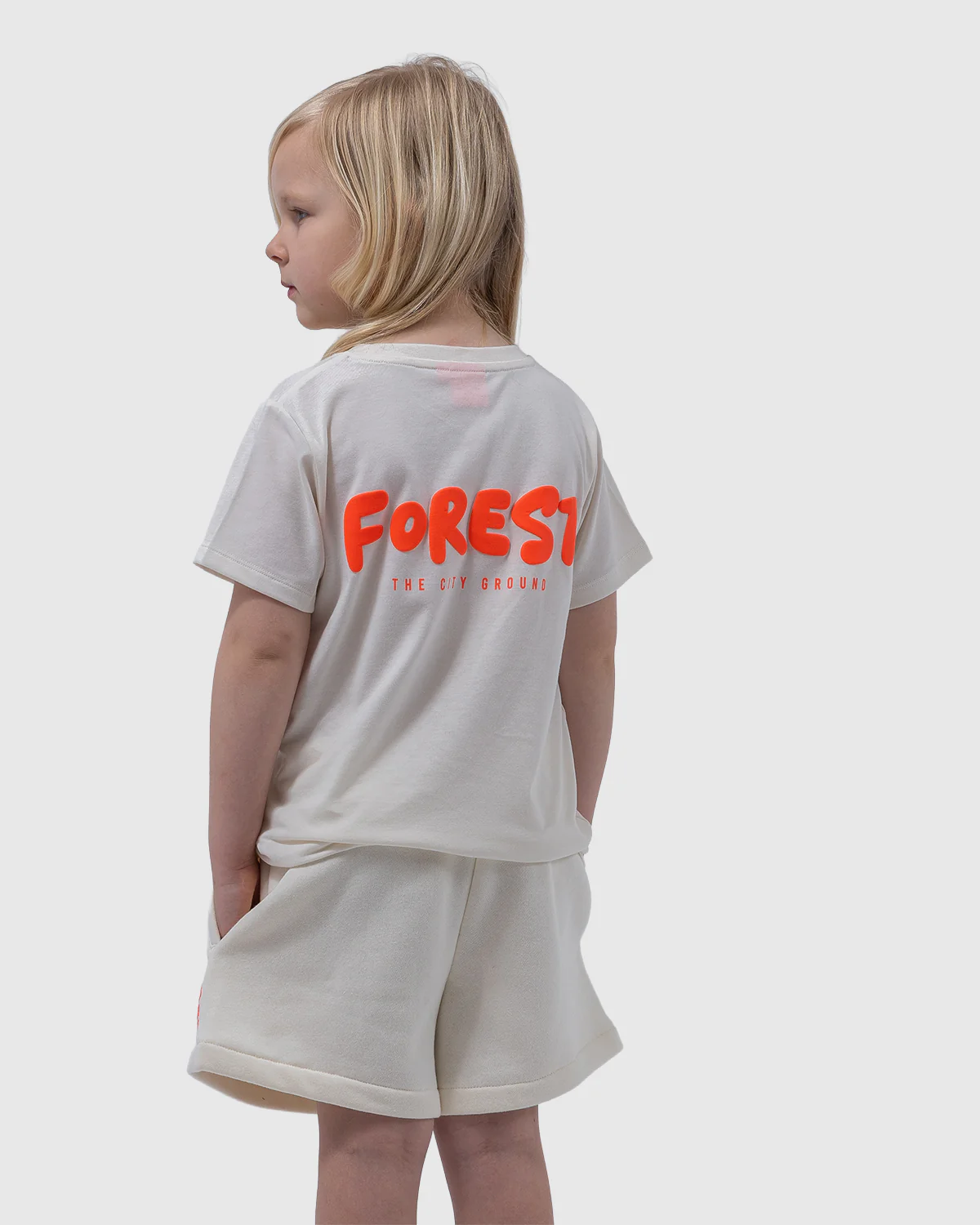 NFFC Junior Cream Back Puff Print T-Shirt
