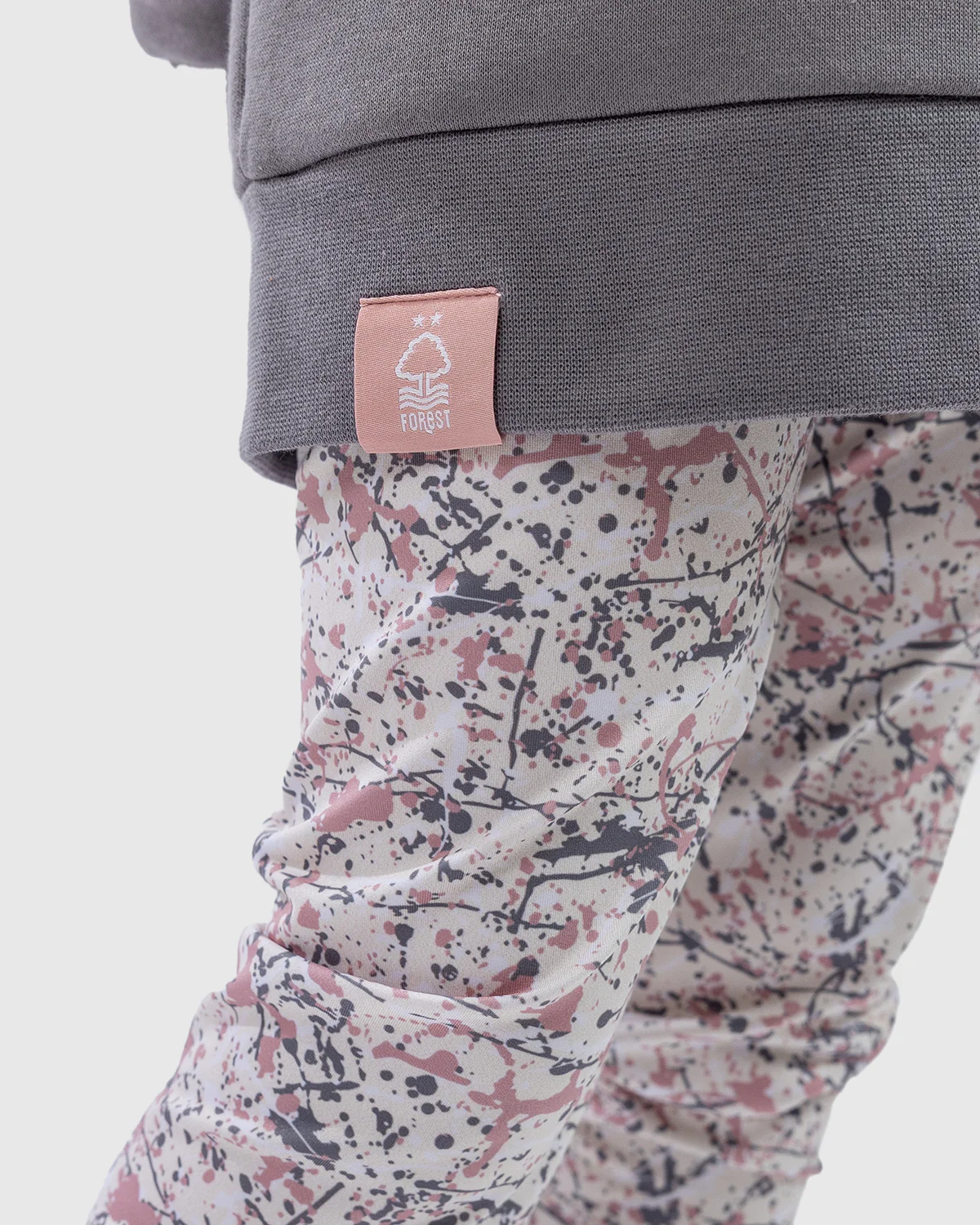 NFFC Junior Cream Splatter Print Leggings - Image 4