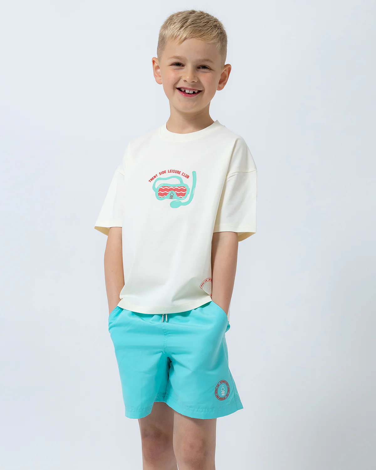 NFFC Junior Cream Trent Club T-Shirt - Image 2