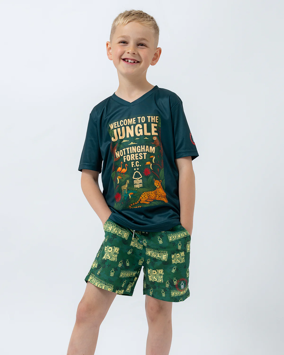 NFFC Junior Green Jungle T-Shirt