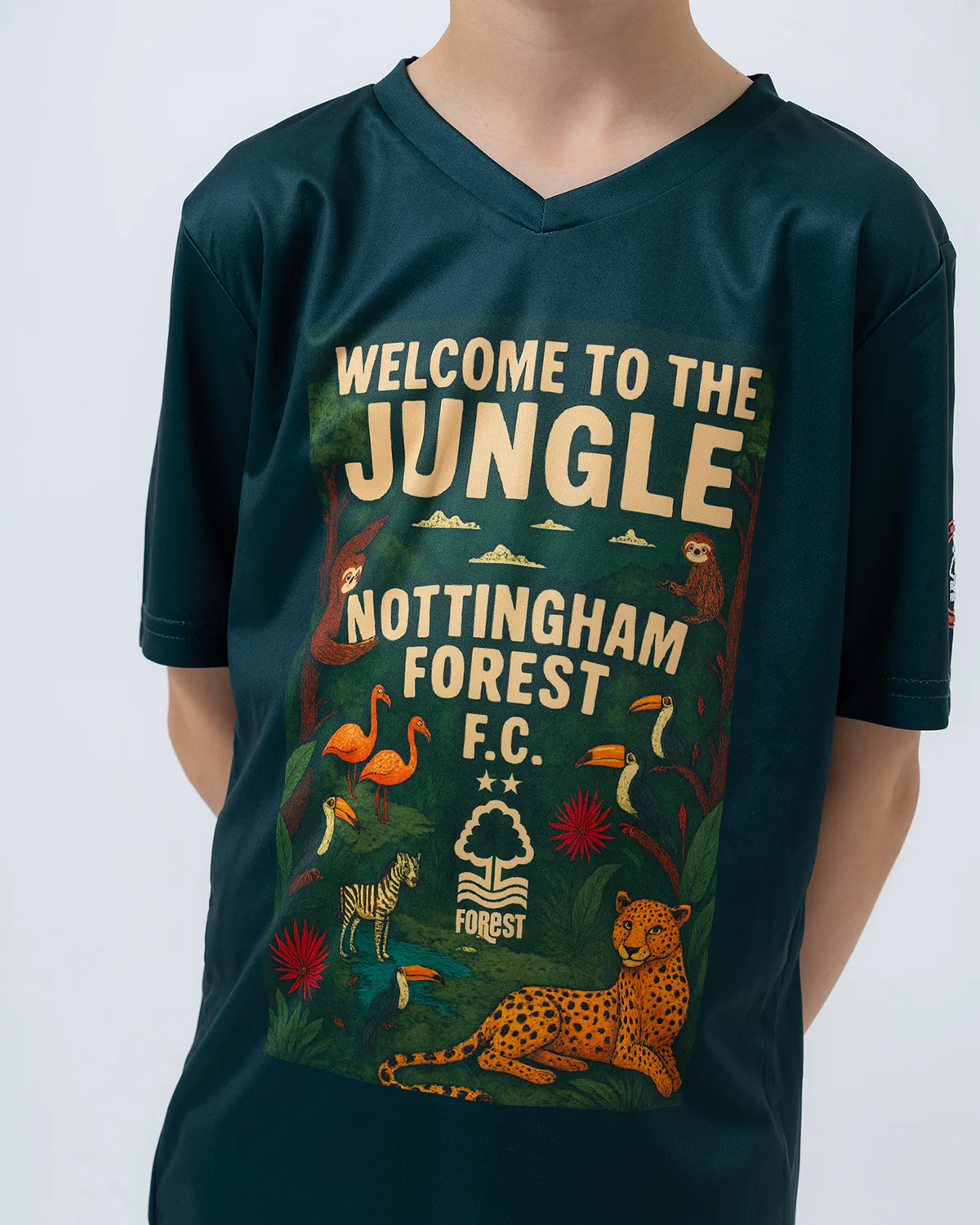 NFFC Junior Green Jungle T-Shirt - Image 3