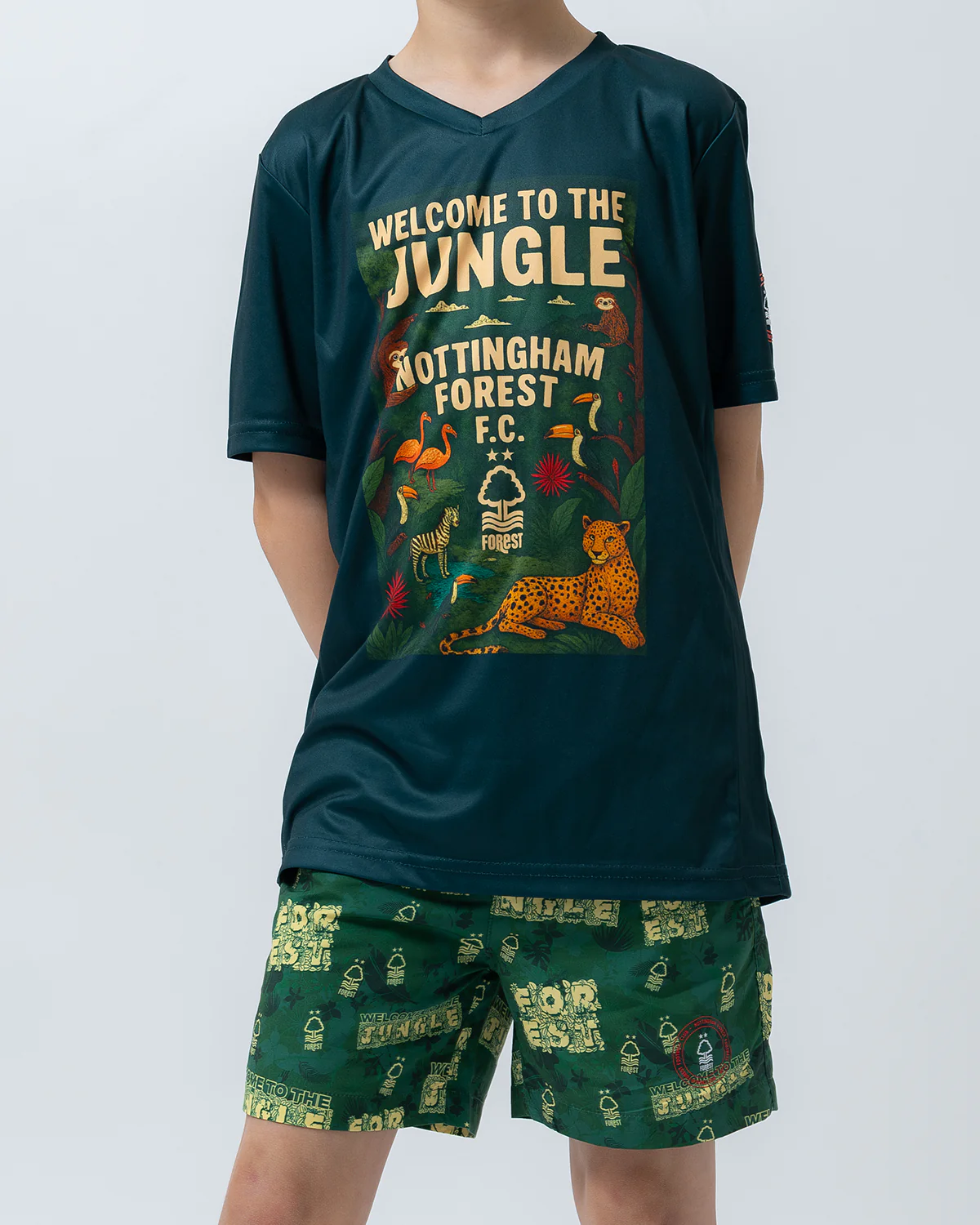 NFFC Junior Green Jungle T-Shirt - Image 4