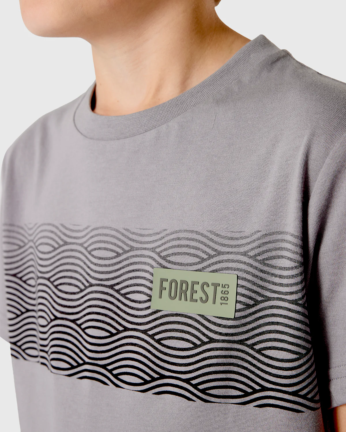NFFC Junior Grey Trent Print T-Shirt - Image 4