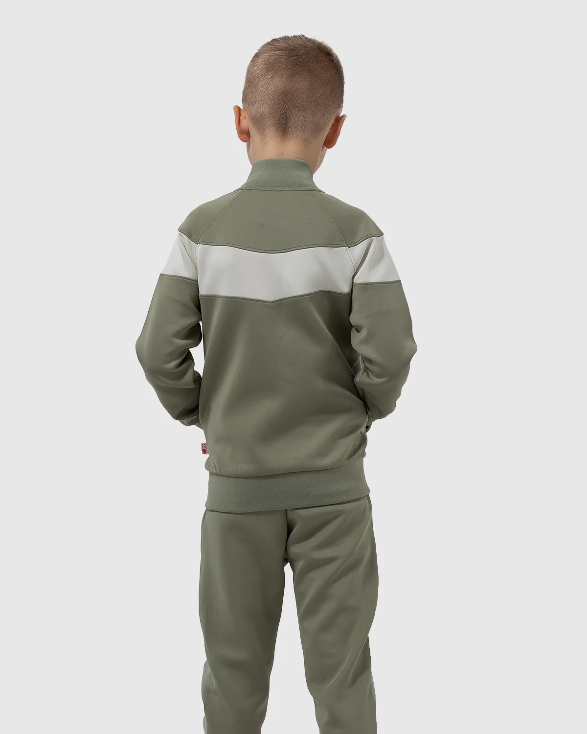 NFFC Junior Khaki Essential Crest Tracksuit - Image 2