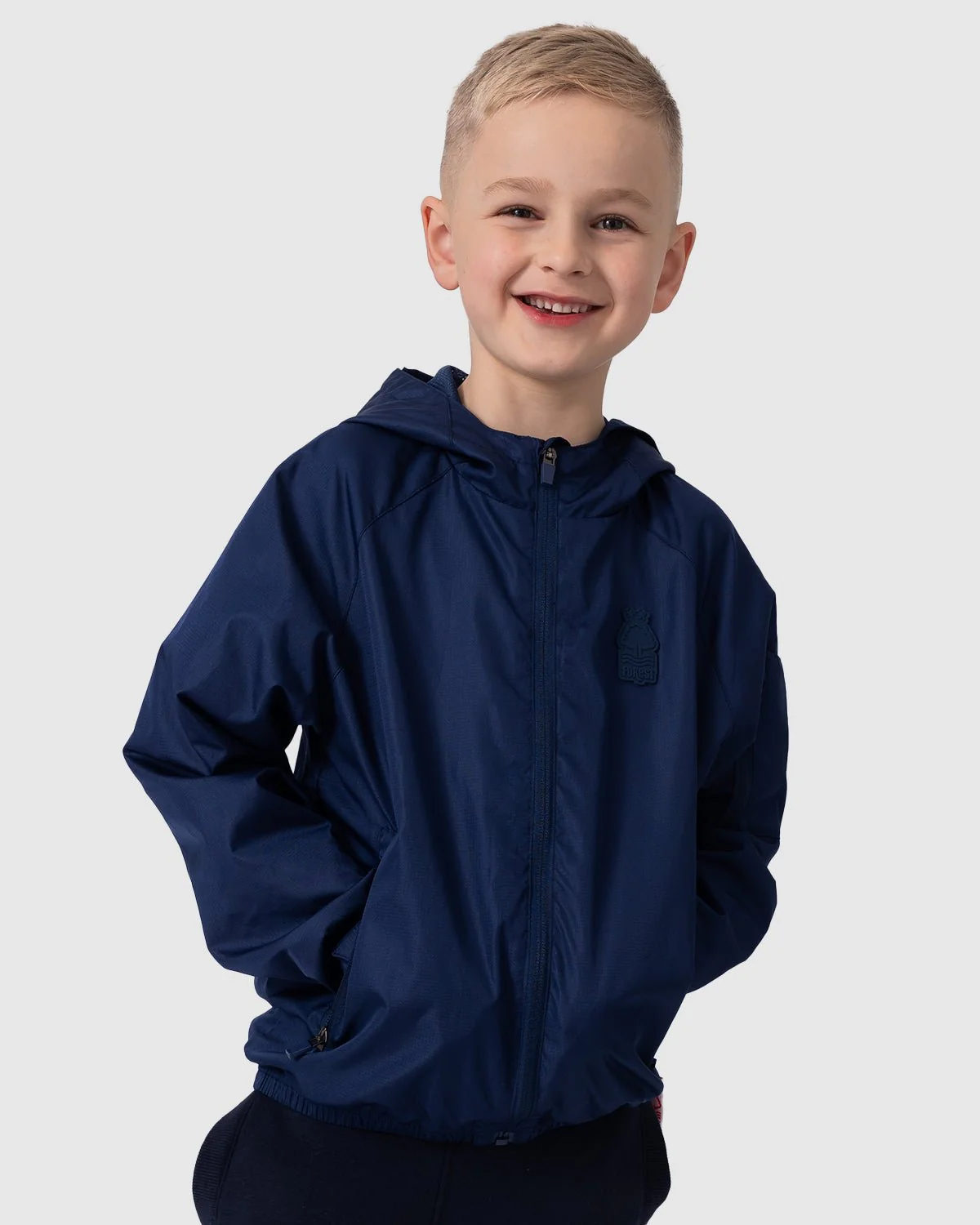NFFC Junior Navy Essential Shower Jacket